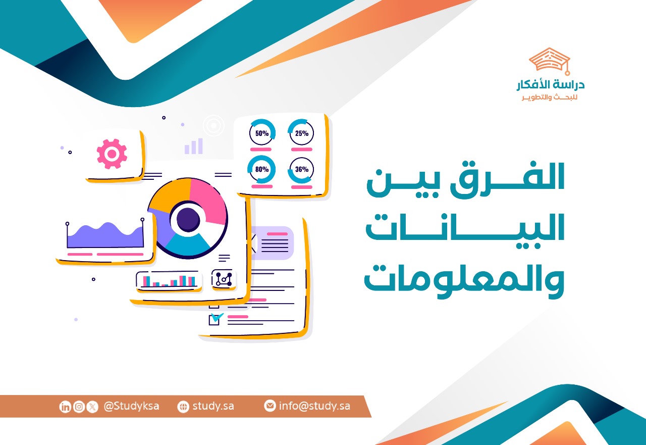 الفرق بين البيانات والمعلومات