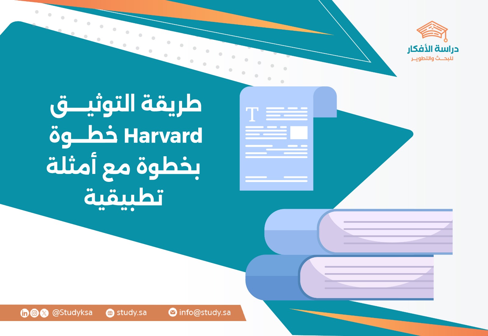 طريقة التوثيق Harvard خطوة بخطوة مع أمثلة تطبيقية