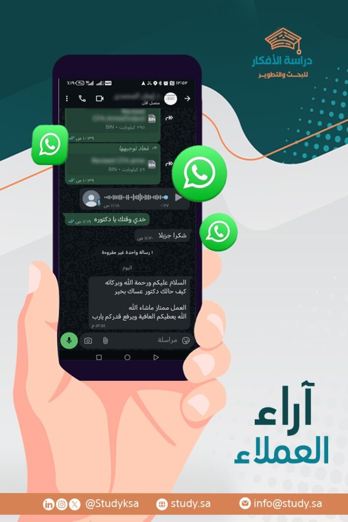 خدمة الدعم الأكاديمي الشامل لطلاب الماجستير والدكتوراه